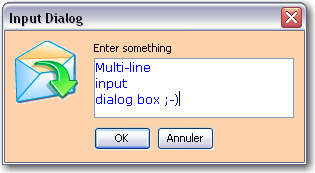 Input Dialog Box