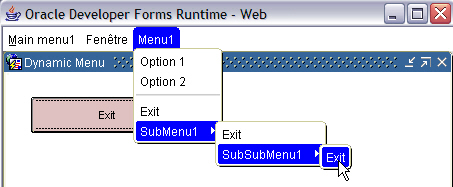 Dynamic Menu