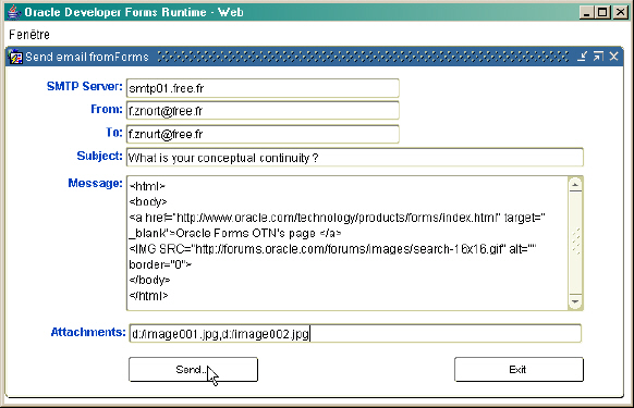 java send email html body