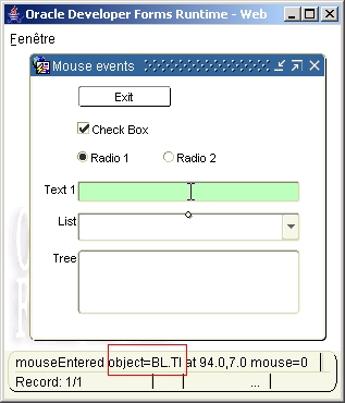 Mouse events part II