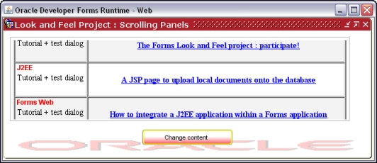 LAF 1.4 Scrolling Panel